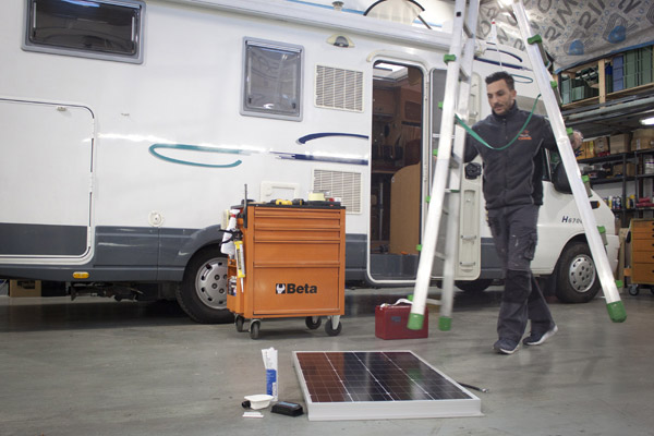 pannello solare pe camper