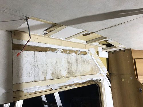 Riparazione dopo infiltrazione