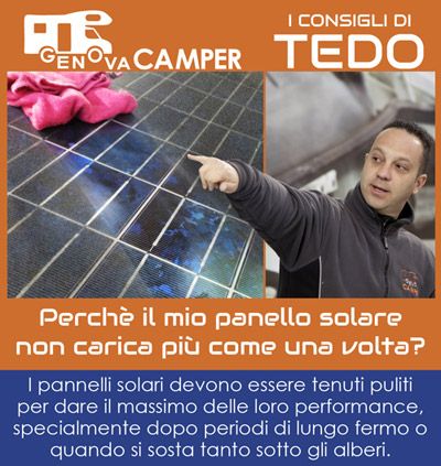 manutenzione pannello solare